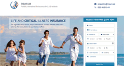 Desktop Screenshot of insure.ae