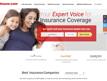 Tablet Screenshot of insure.com